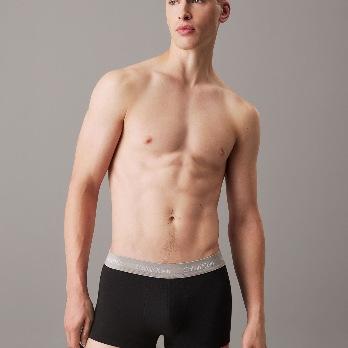CALVIN KLEIN - Pack de 3 boxer trunk - cotton strech Negro Calvin Klein