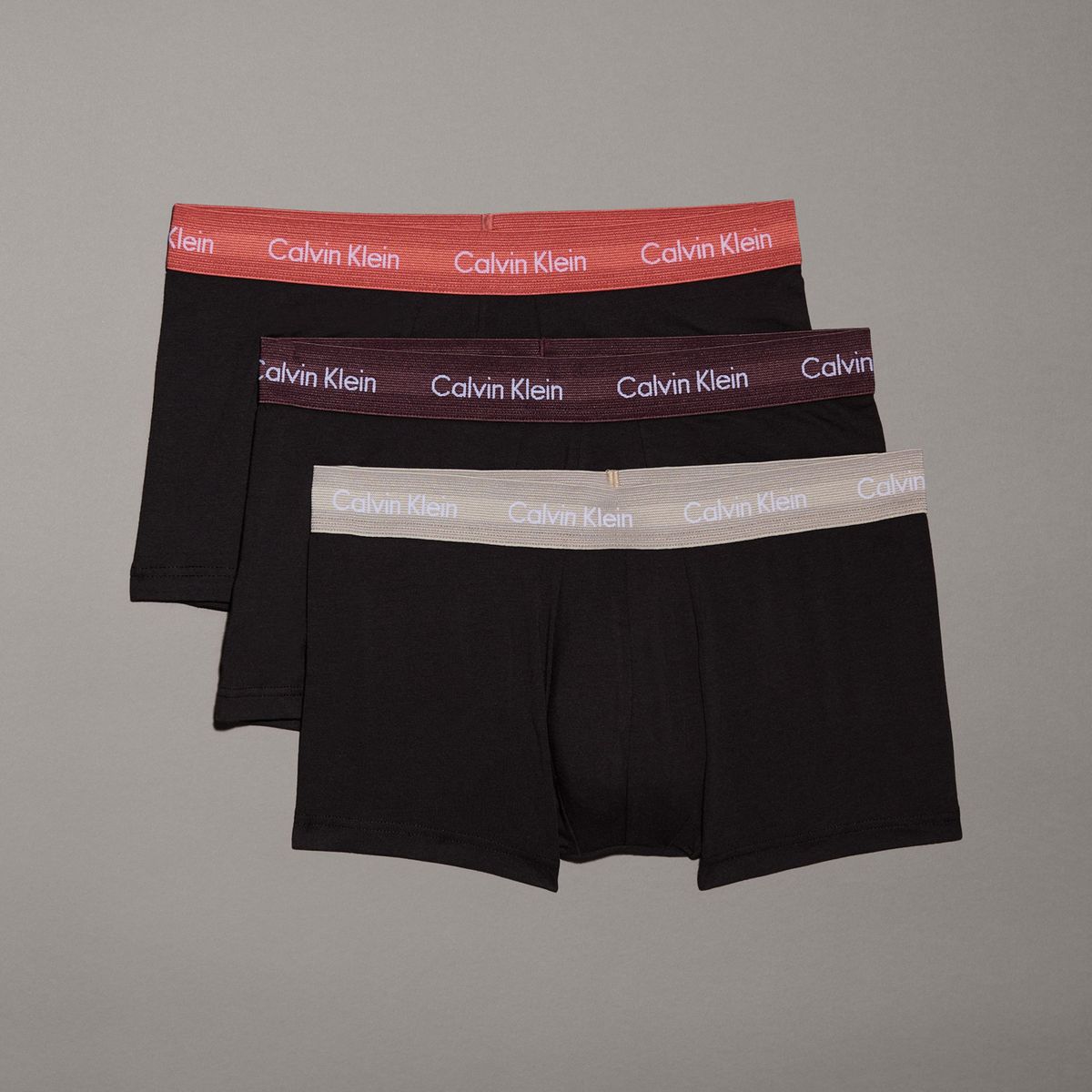 CALVIN KLEIN - Pack de 3 boxer trunk - cotton strech Negro Calvin Klein