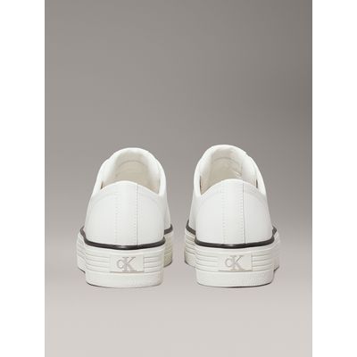 Imagen 2 del producto Zapatillas de plataforma de cuero Blanco