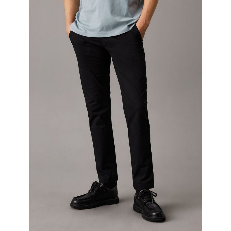 CALVIN KLEIN - Pantalón chino tapered Negro Calvin Klein