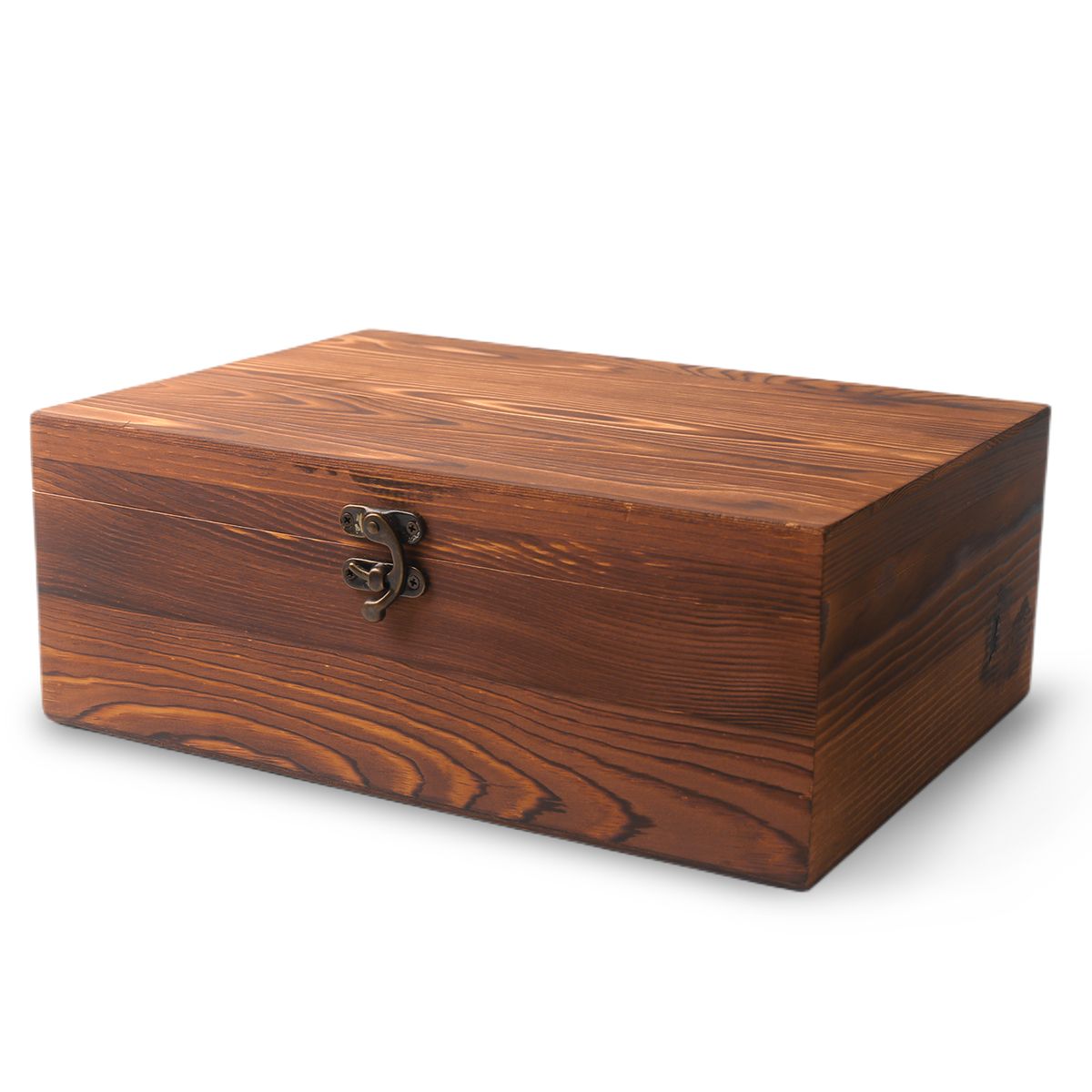 TOLVA - Set caja madera con botella whisky con 4 vasos y posavasos