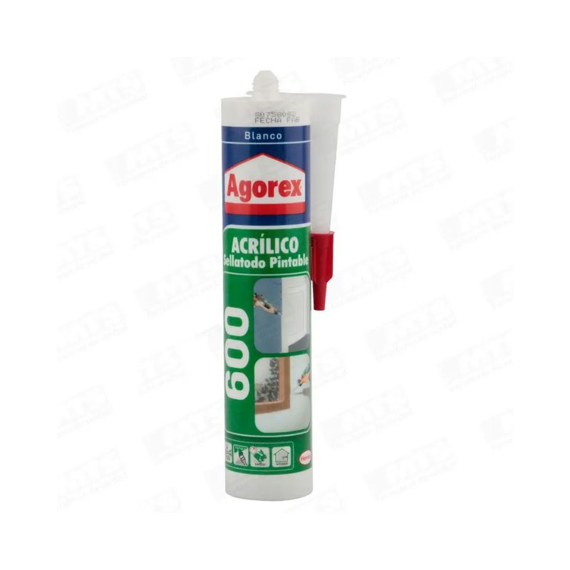 HENKEL - AGOREX sellador acrilico PL600 blanco 600ml HENKEL