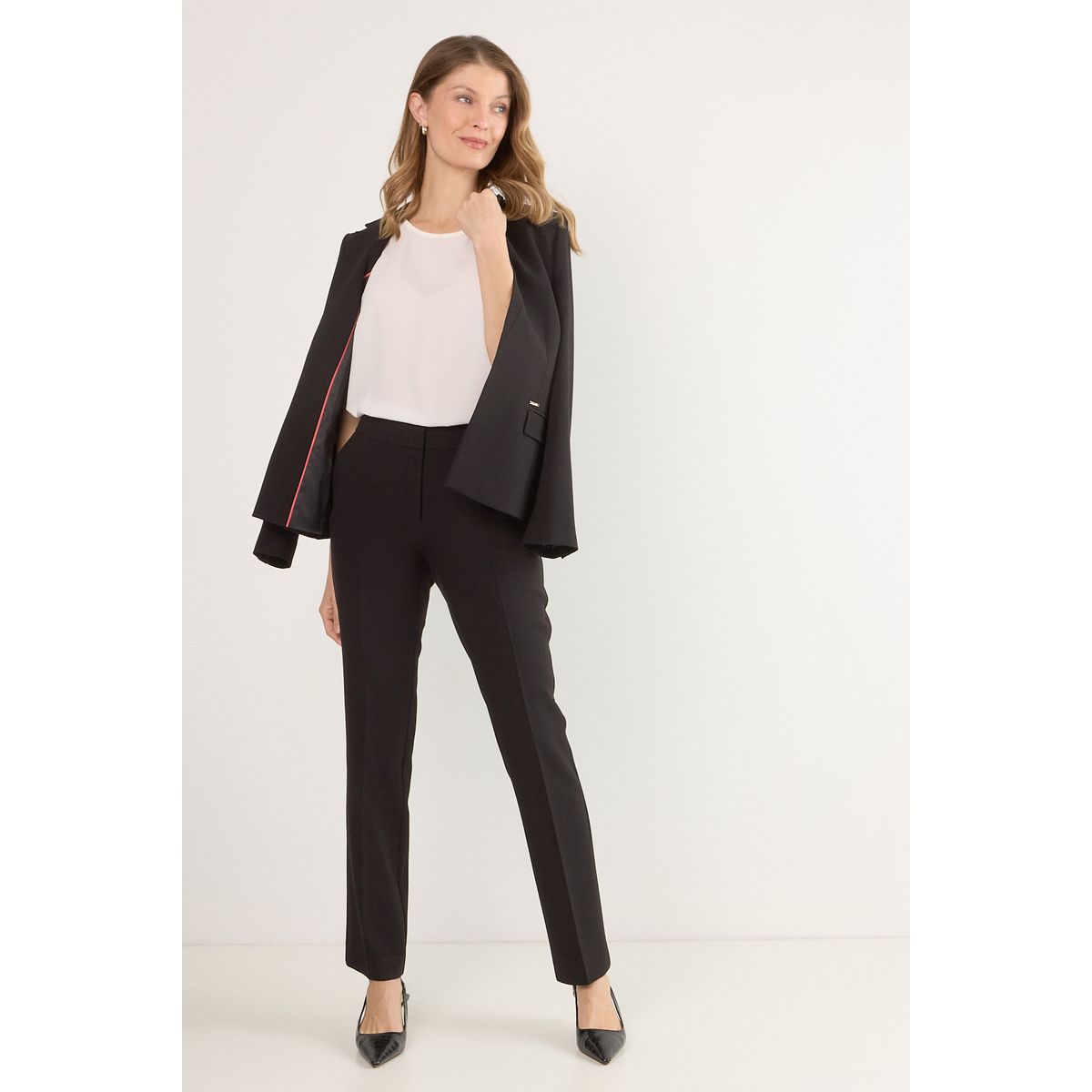 MA GRIFFE - Pantalon Mujer Negro Magriffe