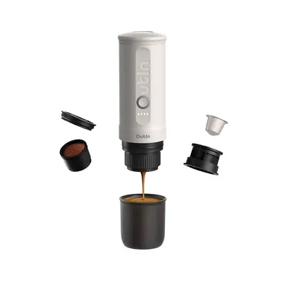 Generico Máquina De Café Espresso Eléctrica Portátil Outin
