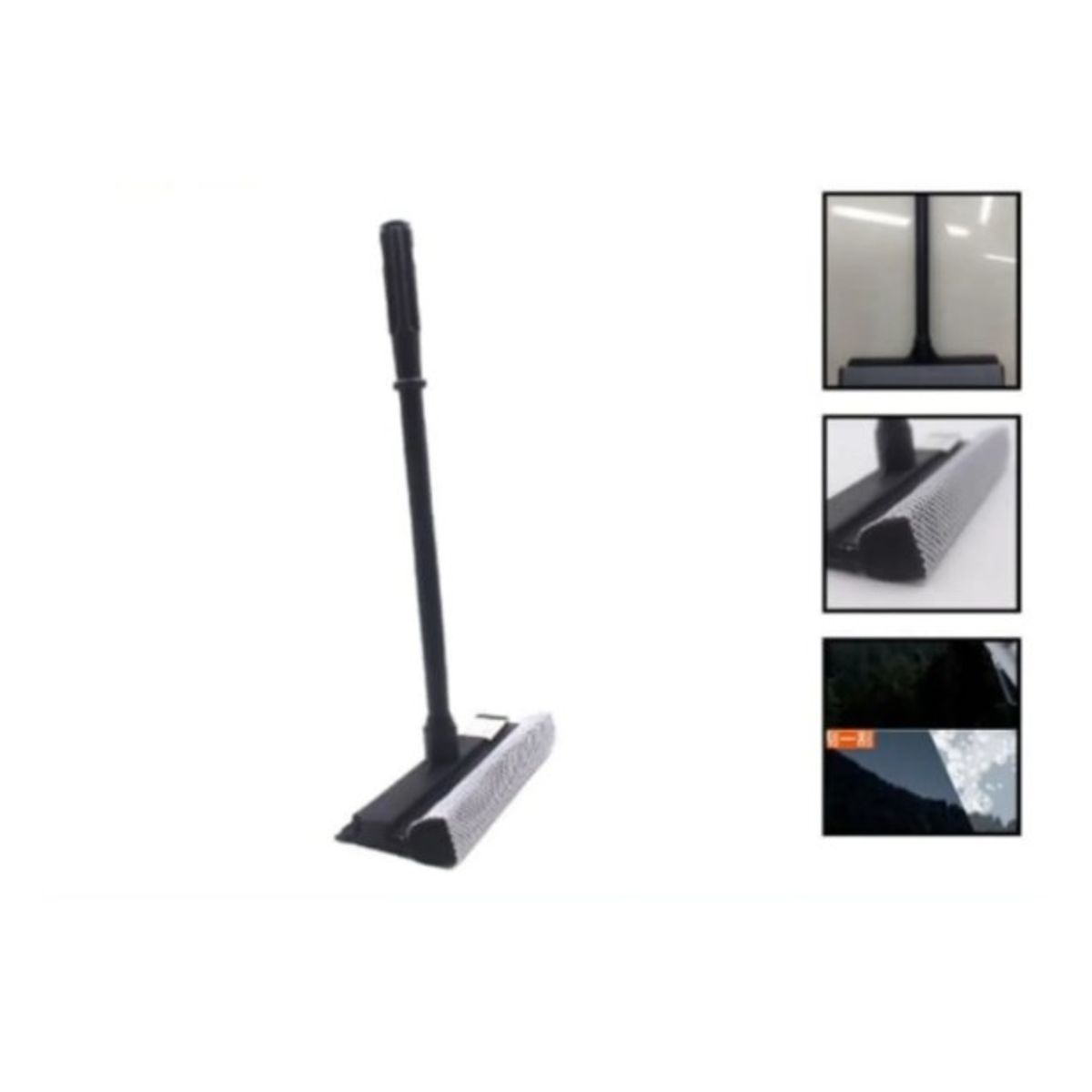 GENERICO - Limpiador De Vidrio Retractil 8”8 Mango Corto