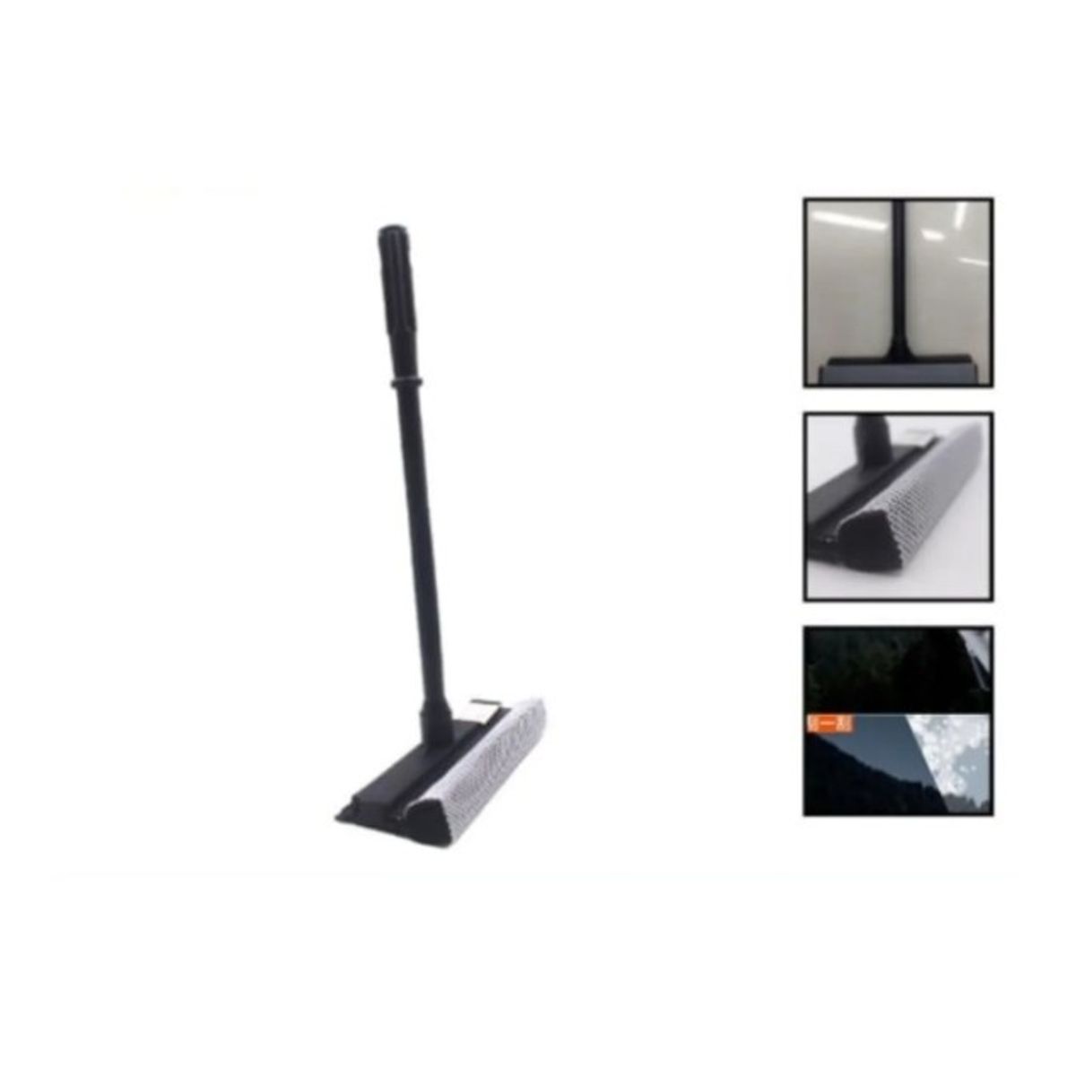 GENERICO - Limpiador De Vidrio Retractil 8”8 Mango Corto