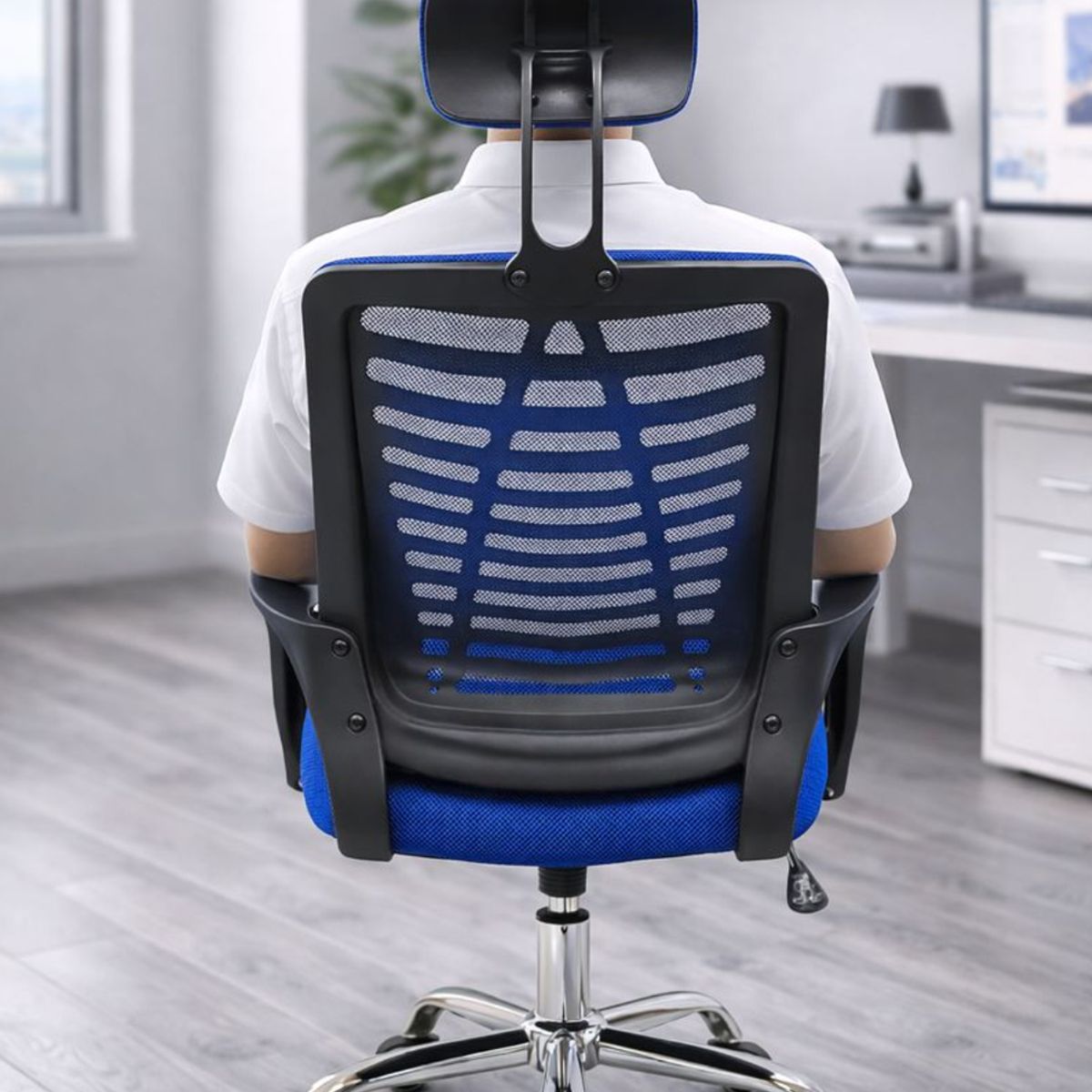 COSAS CASA - Silla Ejecutiva Milan Azul