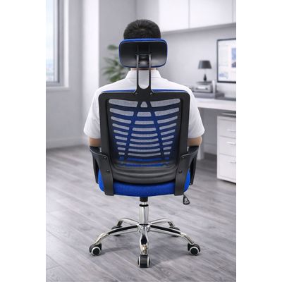 Imagen 2 del producto Silla Ejecutiva Milan Azul