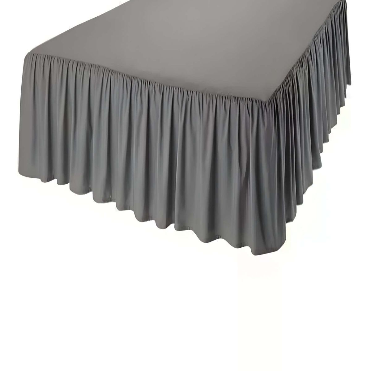 GENERICO - FALDON DE CAMA 2 PLAZAS GRIS