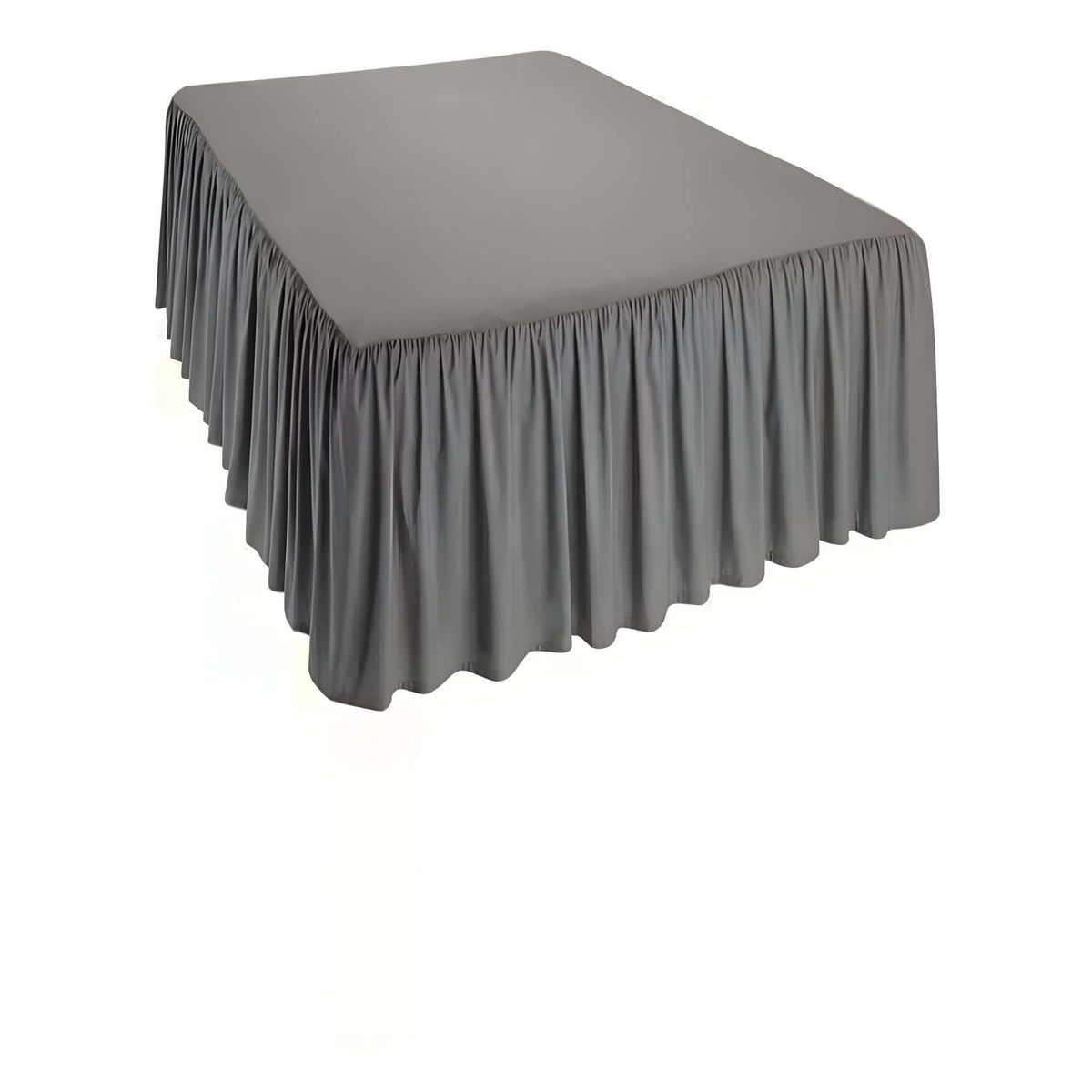 GENERICO - FALDON DE CAMA KING GRIS