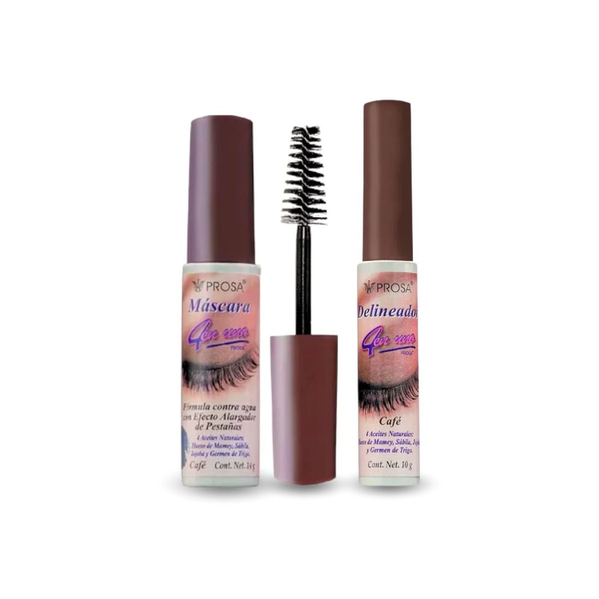 PROSA NATURAL - Pack Mascara de Pestañas & Delineador Cafe Prosa