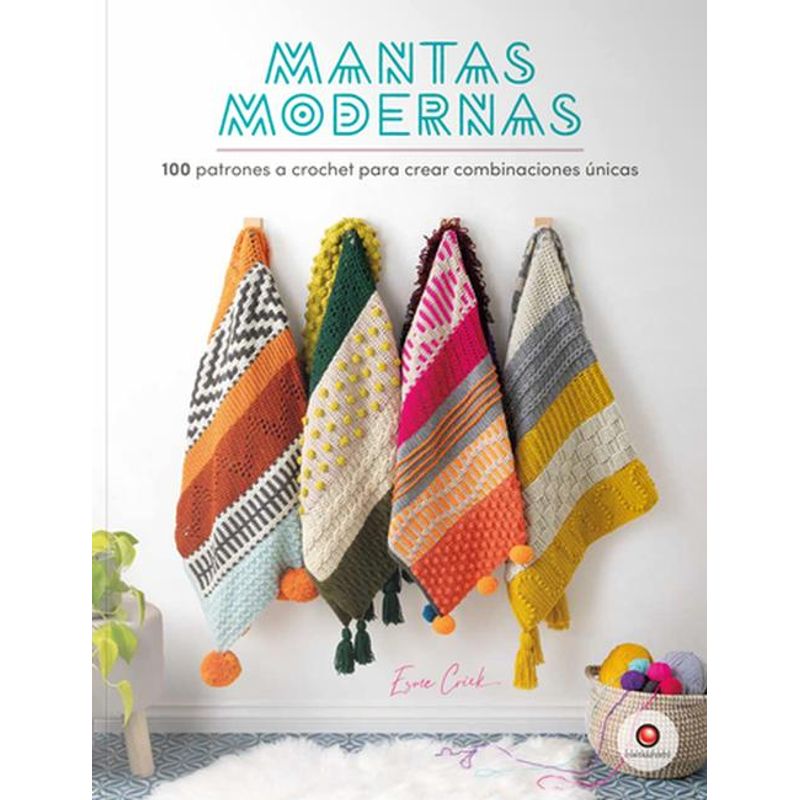 CONTRAPUNTO - Libro Mantas modernas. 100 patrones a crochet - Esme Crick