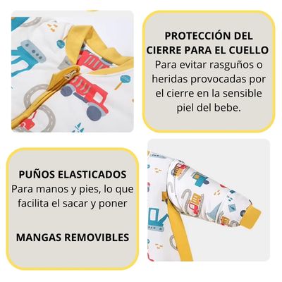 Imagen 2 del producto Saquito De Dormir Bebe Con Pie Tog 2.5 Pijama Saco Dormir