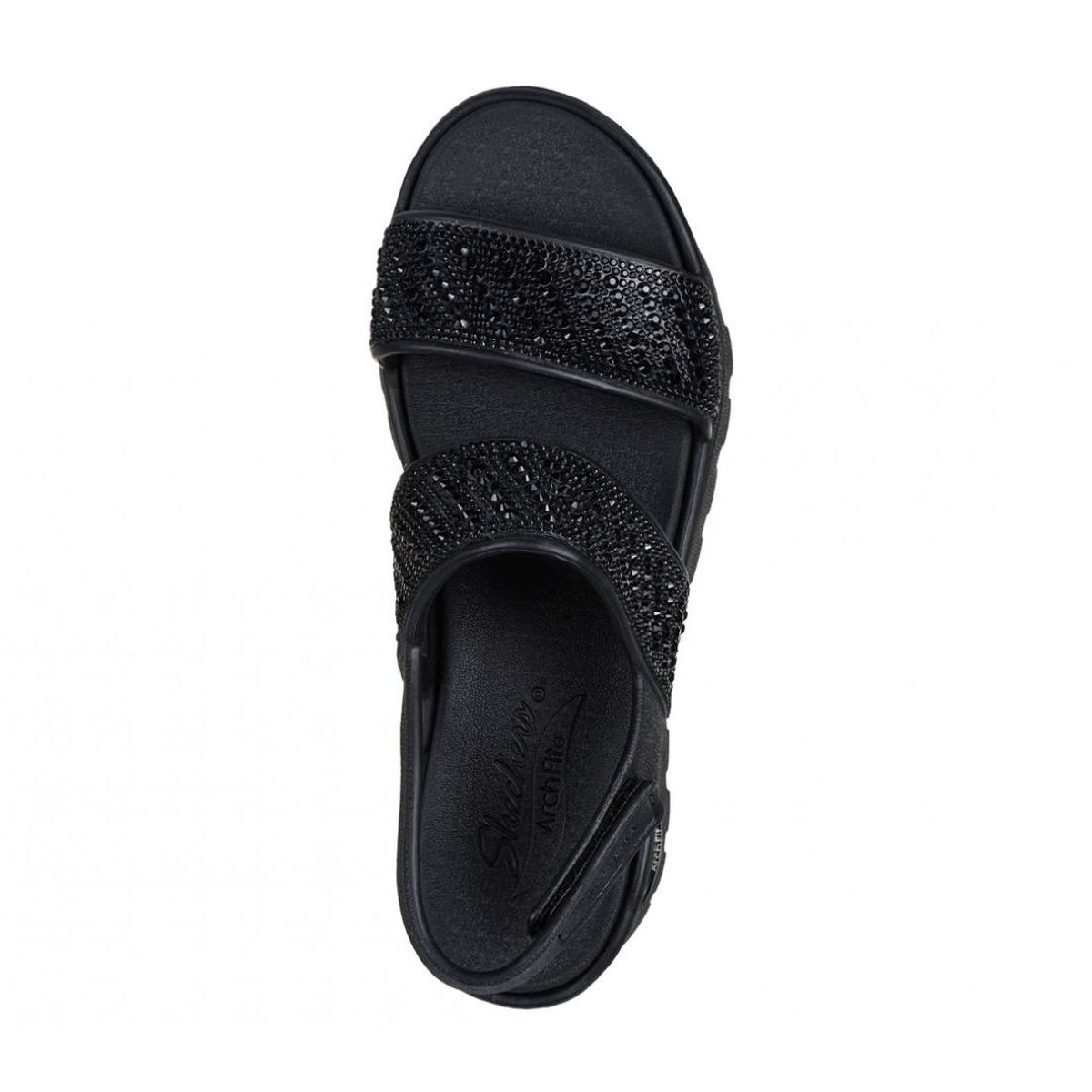 SKECHERS - Sandalias Mujer Arch Fit Footsteps Negro Skechers