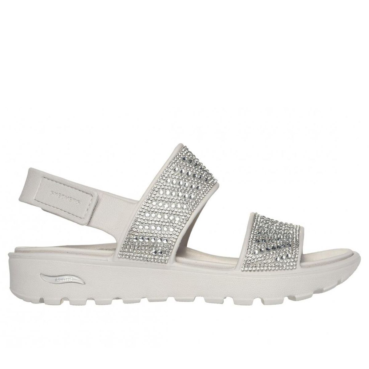 SKECHERS - Sandalias Mujer Arch Fit Footsteps Beige Skechers