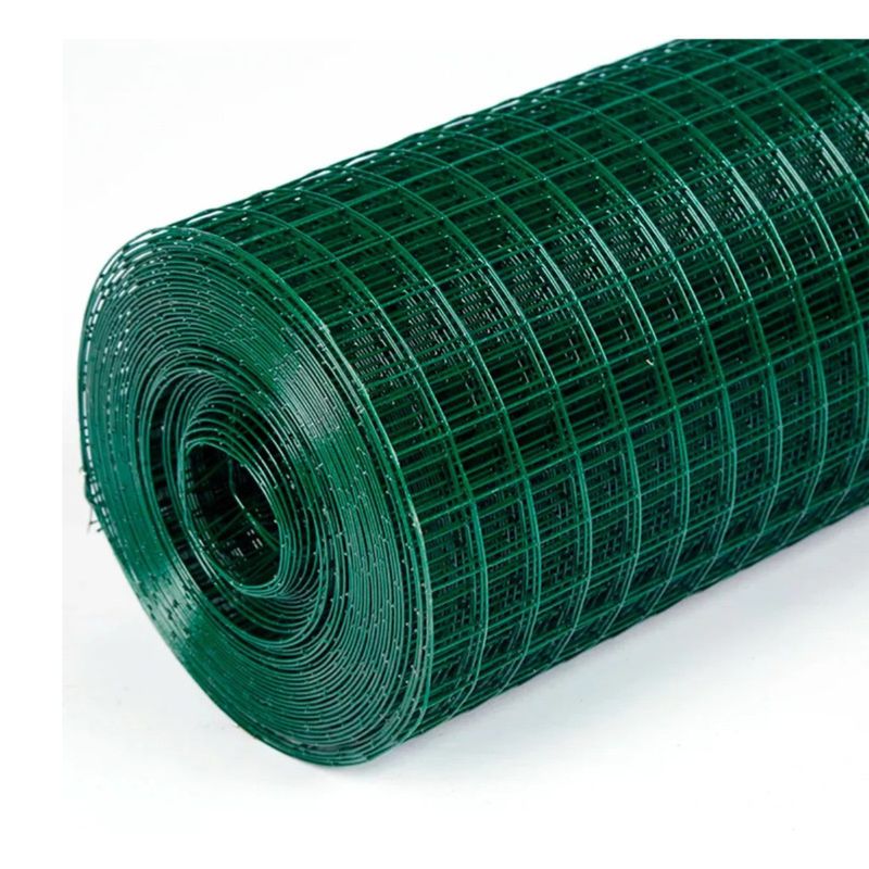 GENERICO - Malla jardin soldada pvc verde 12x10mmx060mt 10mt CERRAM