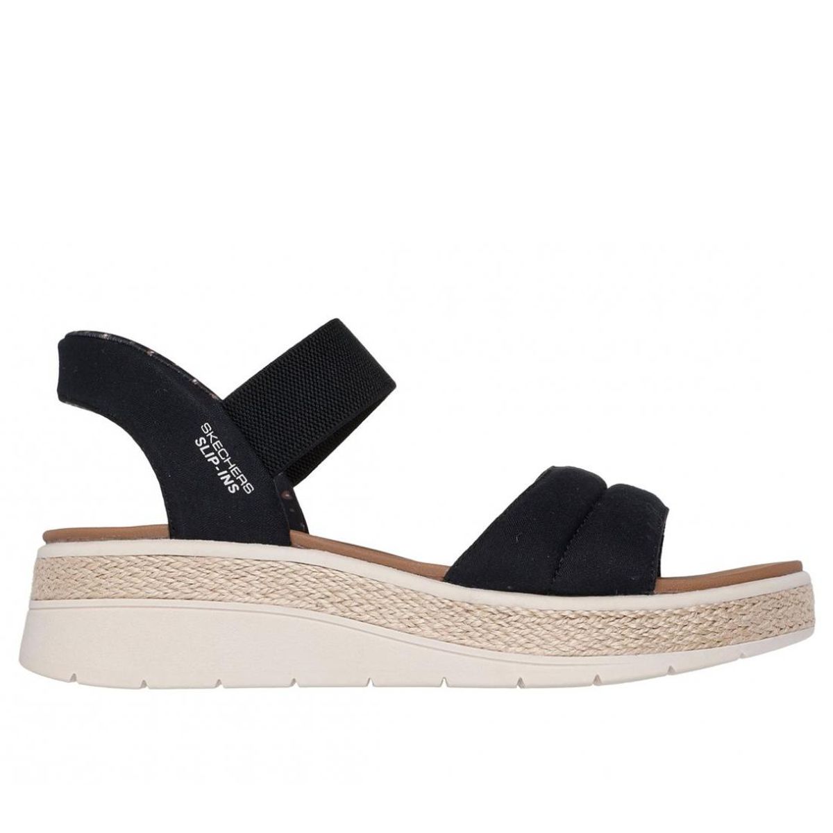 SKECHERS - Sandalias Mujer Slip-ins Bobs Sun Ray Negro Skechers