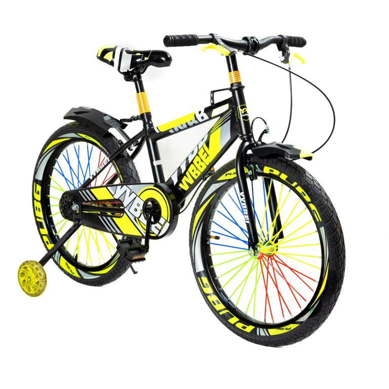 Bicicleta Nino Infantil Montain Bike MTB Con Ruedas Aro 12 Amarillo ...