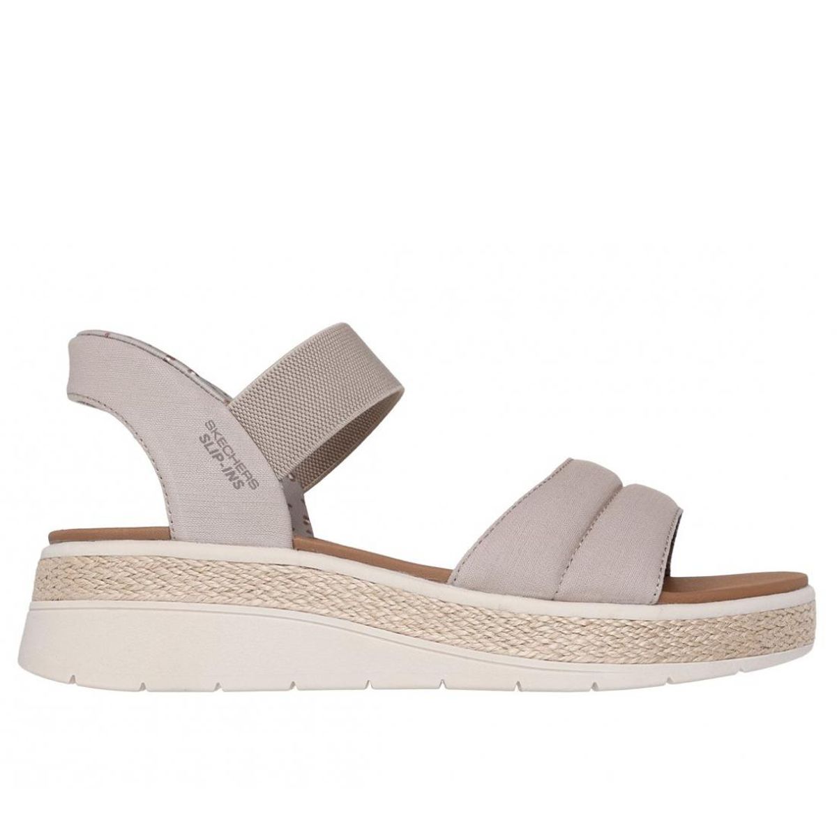 SKECHERS - Sandalias Mujer Slip-ins Bobs Sun Ray Beige Skechers