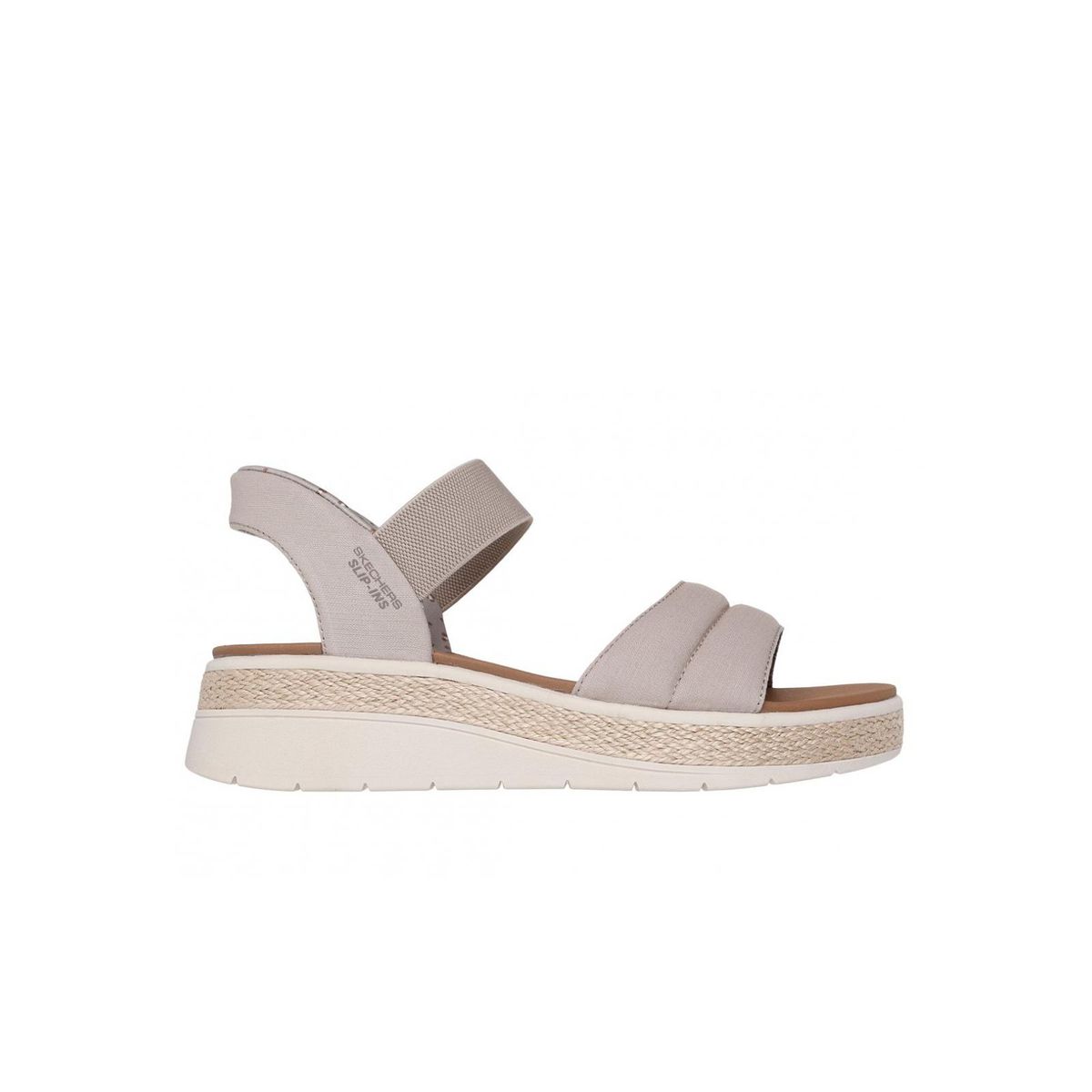 SKECHERS - Sandalias Mujer Slip-ins Bobs Sun Ray Beige Skechers