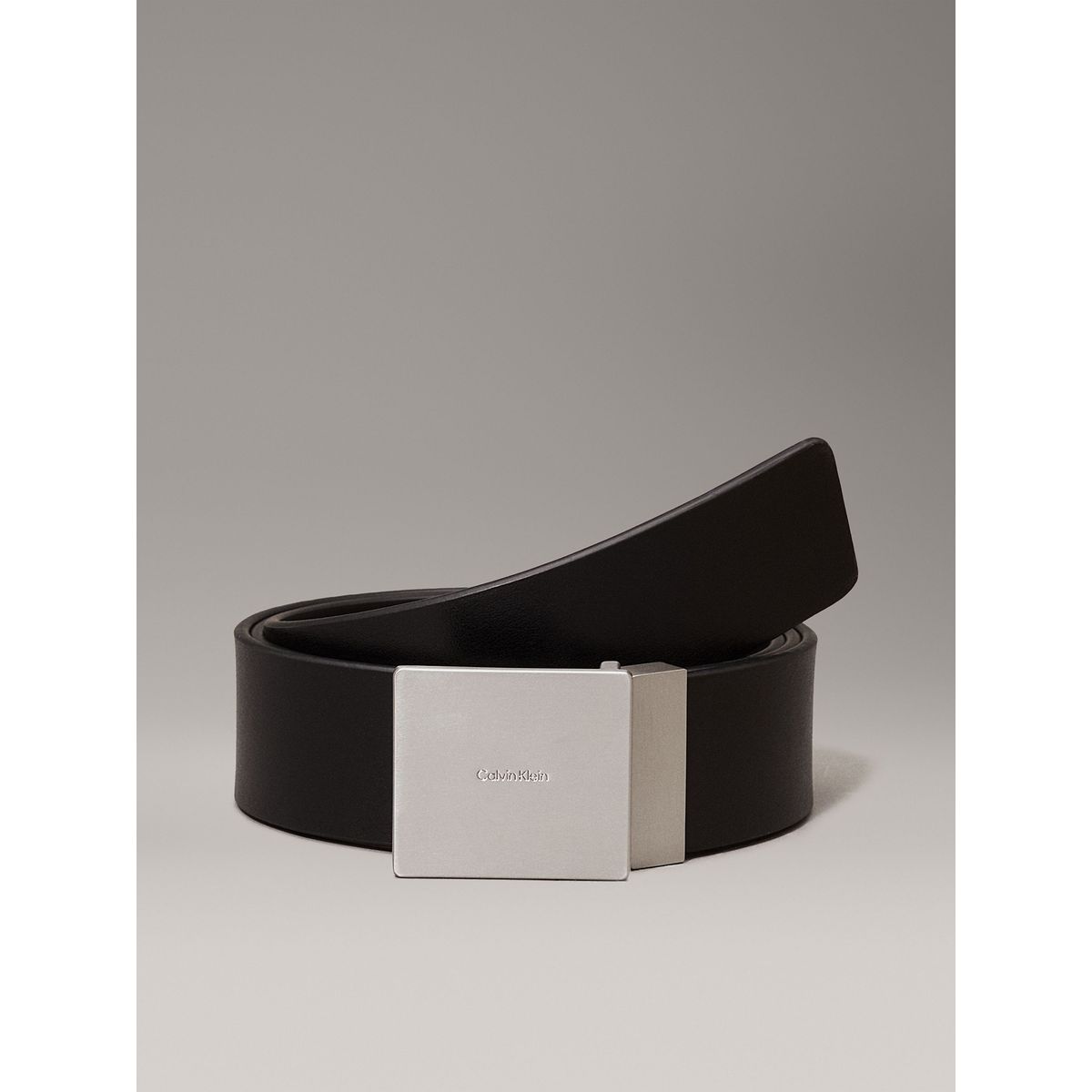 CALVIN KLEIN - Cinturón Casual Plaque 35Mm Negro Calvin Klein