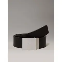 CALVIN KLEIN - Cinturón Casual Plaque 35Mm Negro