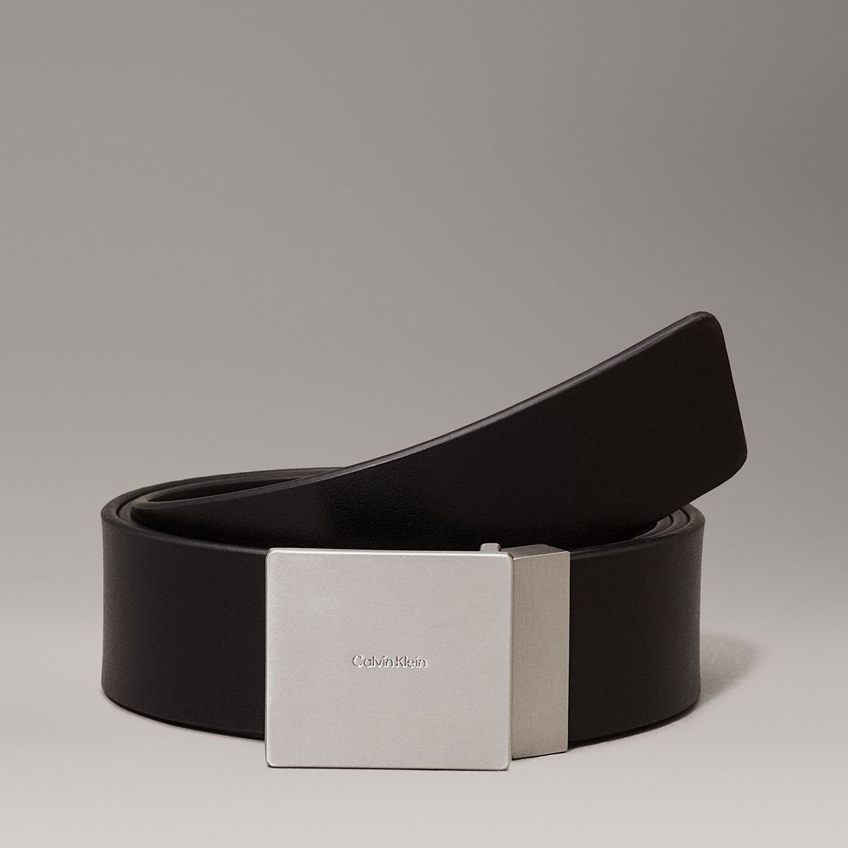 CALVIN KLEIN - Cinturón Casual Plaque 35Mm Negro Calvin Klein