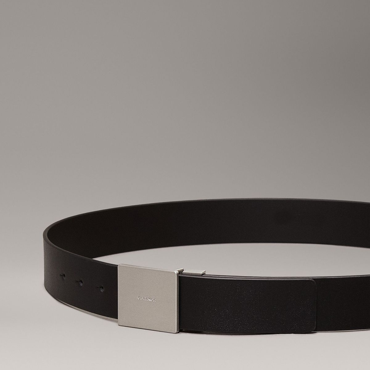 CALVIN KLEIN - Cinturón Casual Plaque 35Mm Negro Calvin Klein