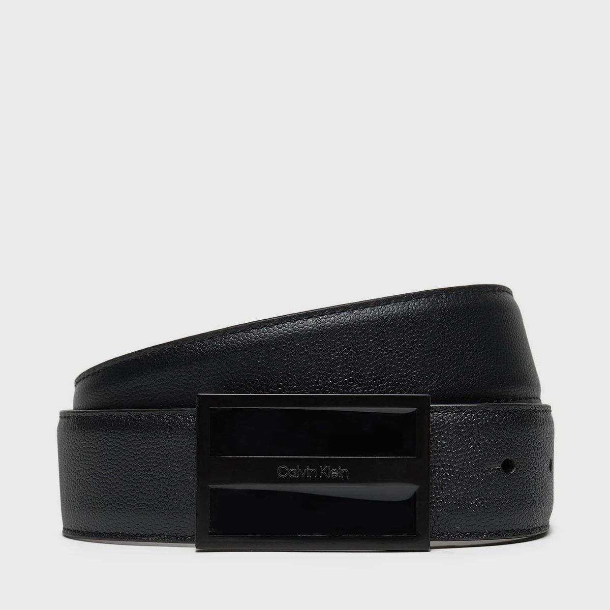 CALVIN KLEIN - Cinturón Enamelled 35Mm Negro Calvin Klein