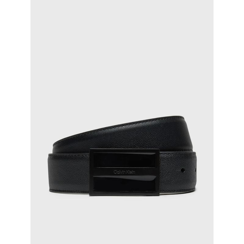 CALVIN KLEIN - Cinturón Enamelled 35Mm Negro Calvin Klein