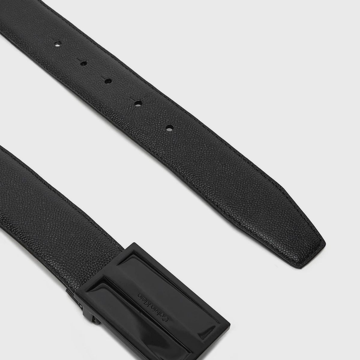 CALVIN KLEIN - Cinturón Enamelled 35Mm Negro Calvin Klein