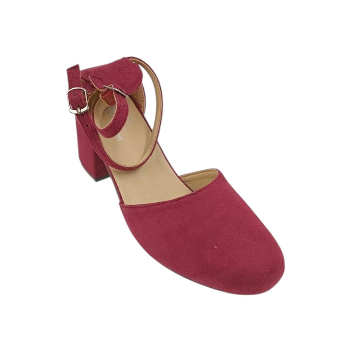 HERIEL - Zapato Burdeos Gamuza Mujer