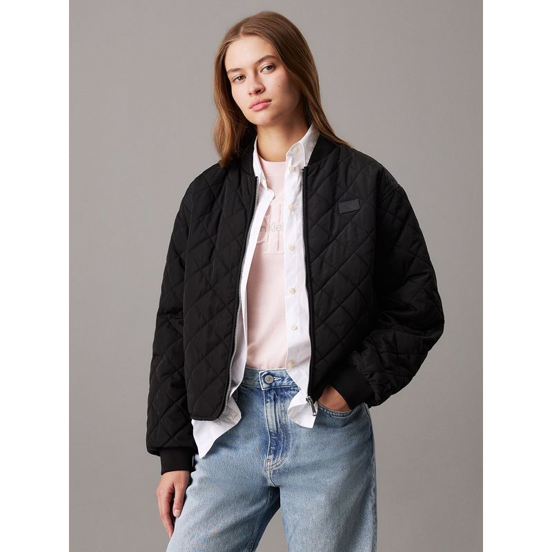 CALVIN KLEIN - Chaqueta bomber acolchada holgada Negro Calvin Klein