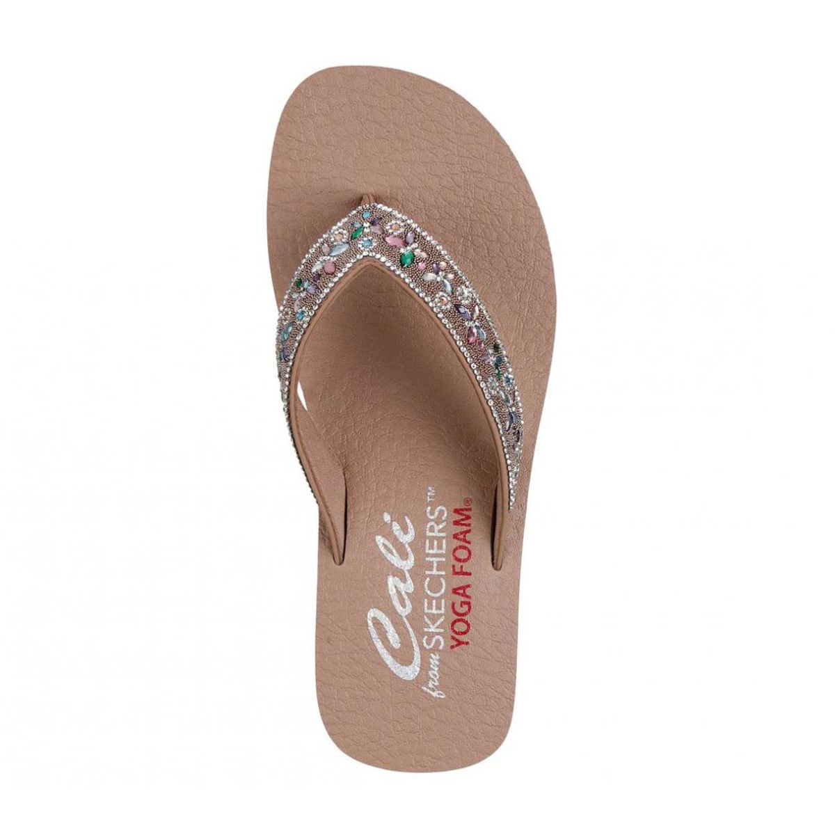 SKECHERS - Sandalias Mujer Vinyasa - Butterfly Kiss Café Skechers