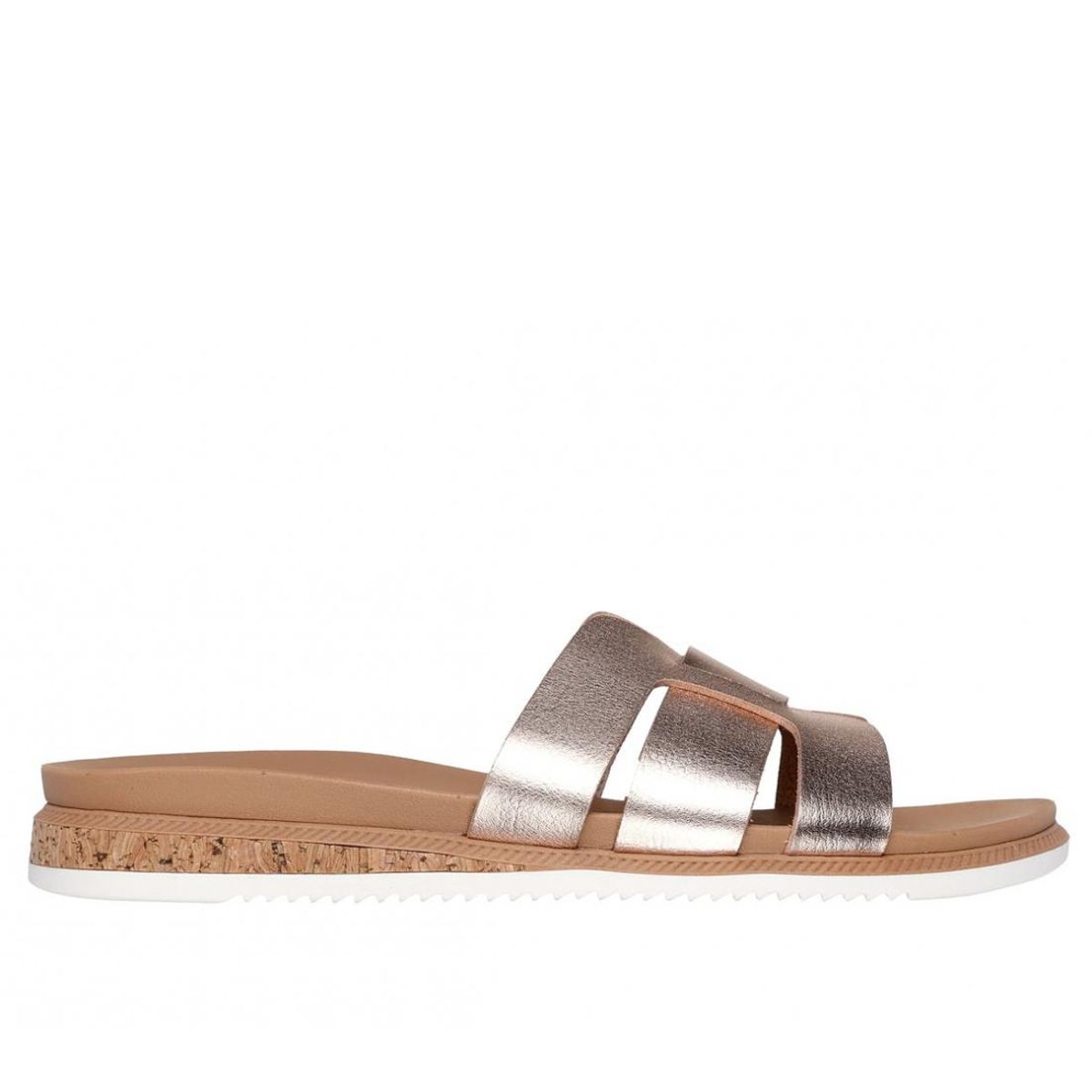 SKECHERS - Sandalias Mujer Desest Kiss Low Rose Gold Skechers