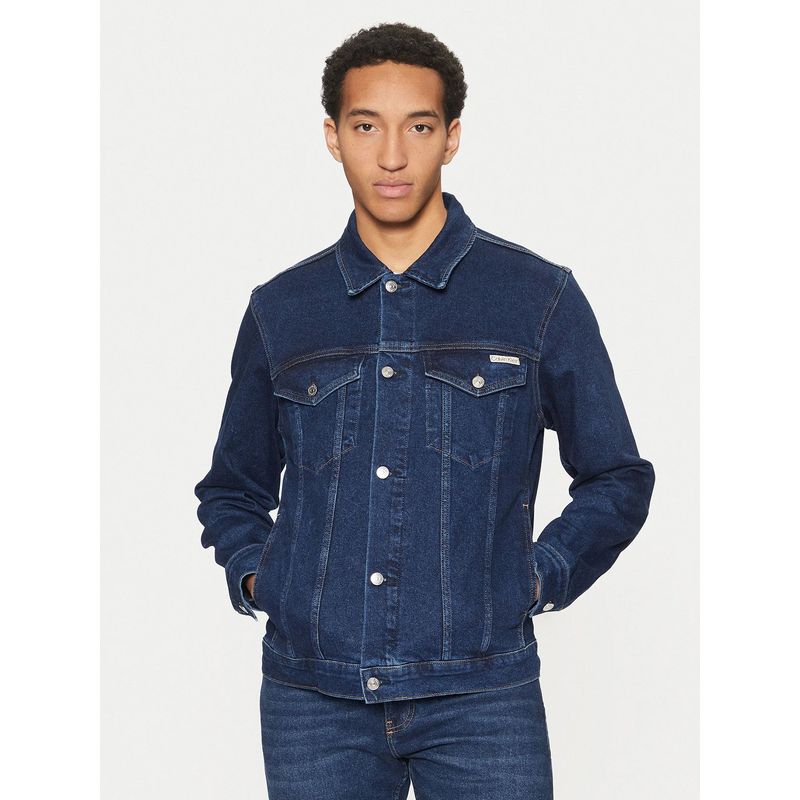 CALVIN KLEIN - Chaqueta denim slim Azul Calvin Klein