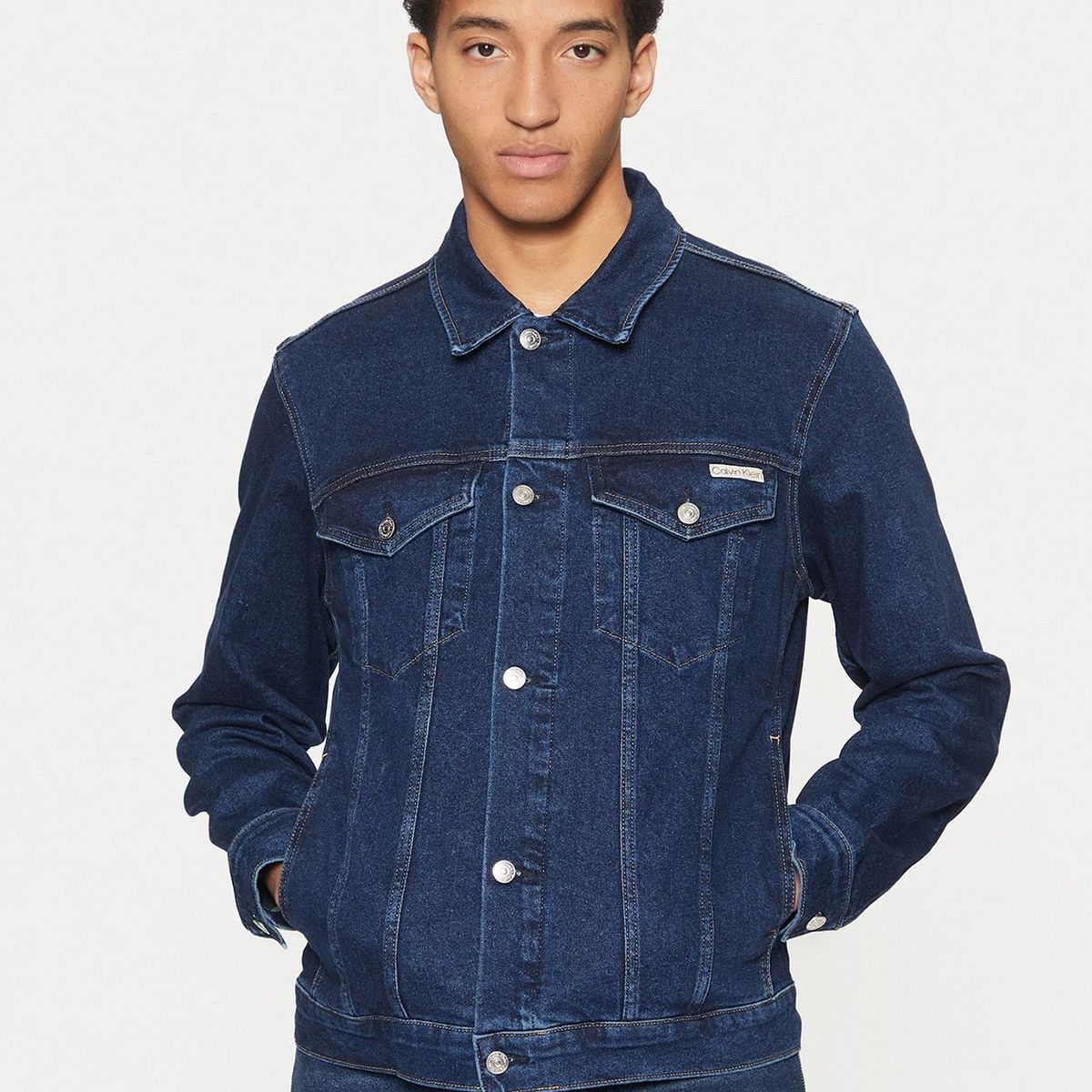 CALVIN KLEIN - Chaqueta denim slim Azul Calvin Klein