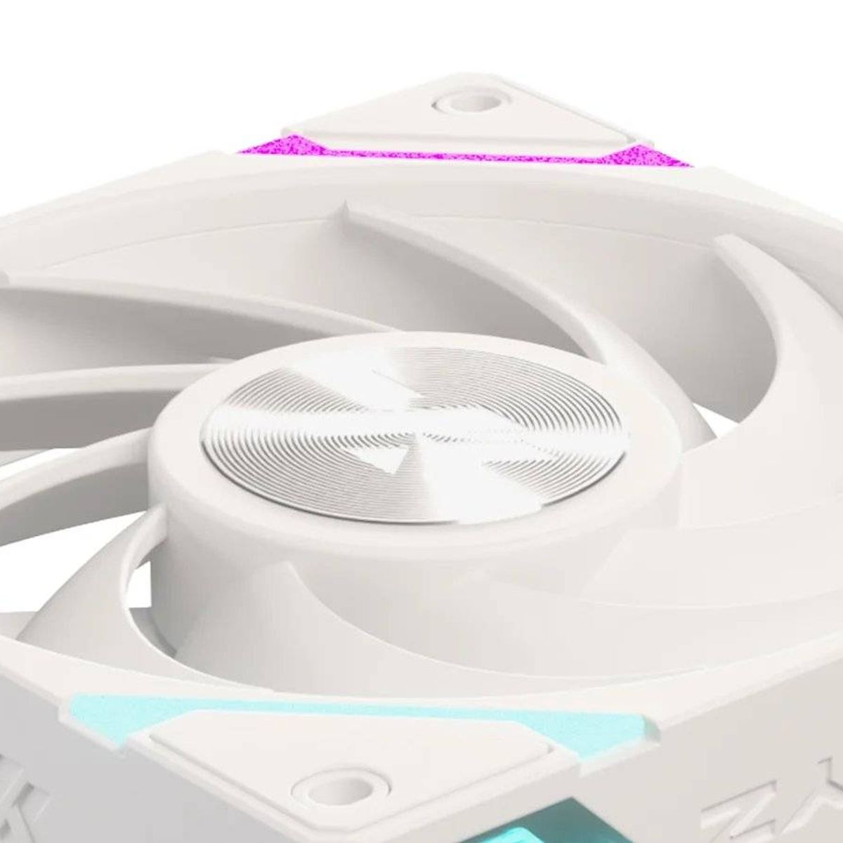GENERICO - Kit 3 Ventiladores XYZ VORTEX PRO ARGB, Regular Airflow, 120mm, Blanco