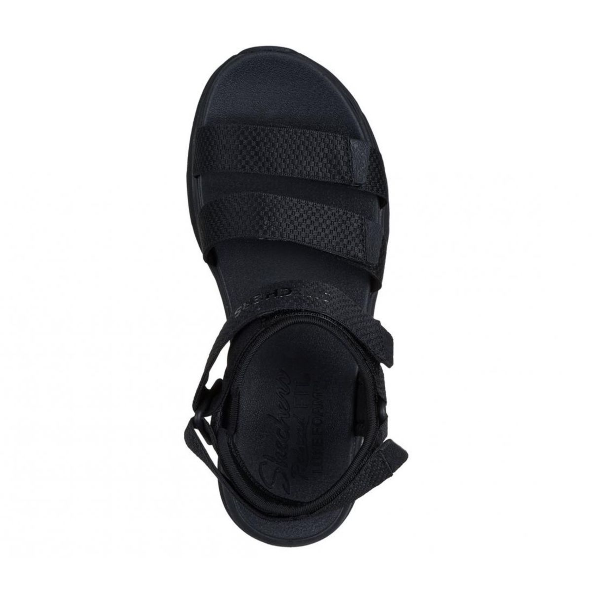 SKECHERS - Sandalias Mujer DLux Walker Negro BK Skechers