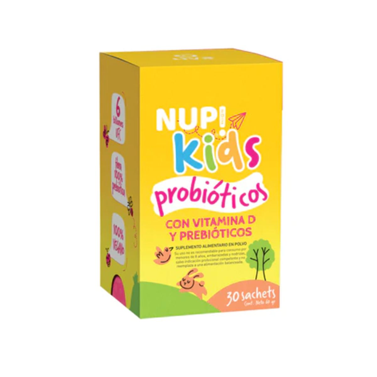 NUP - NUP!® PROBIÓTICOS KIDS 30 SACHETS