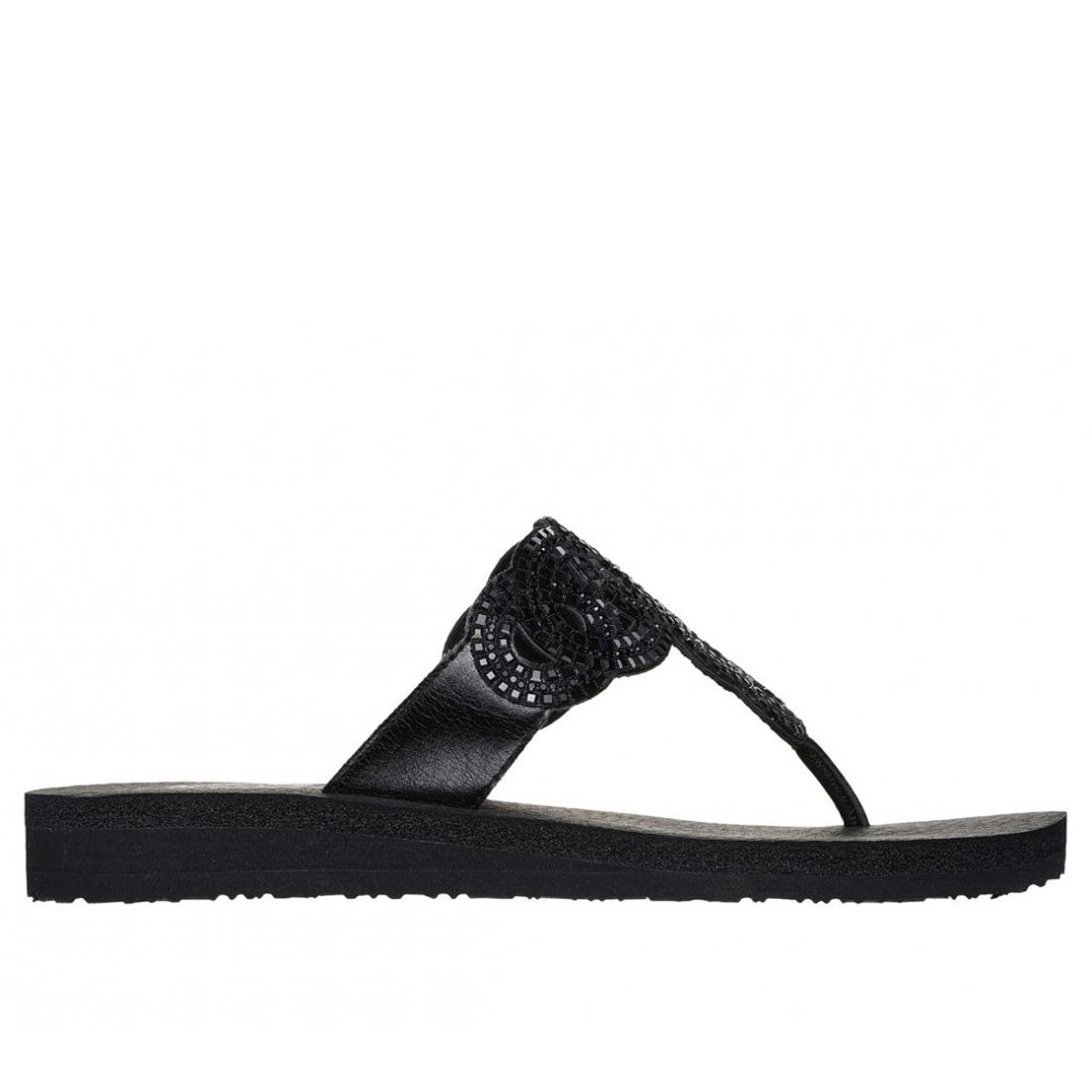 SKECHERS - Sandalias Mujer Meditation Glamorous Muse Negro BK Skechers