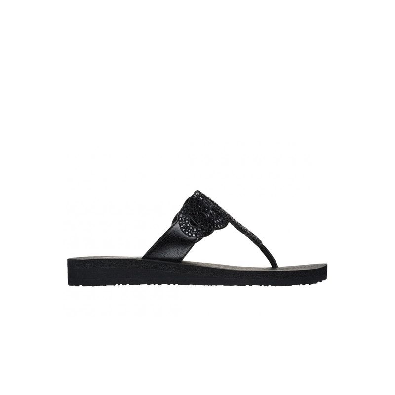 SKECHERS - Sandalias Mujer Meditation Glamorous Muse Negro BK Skechers