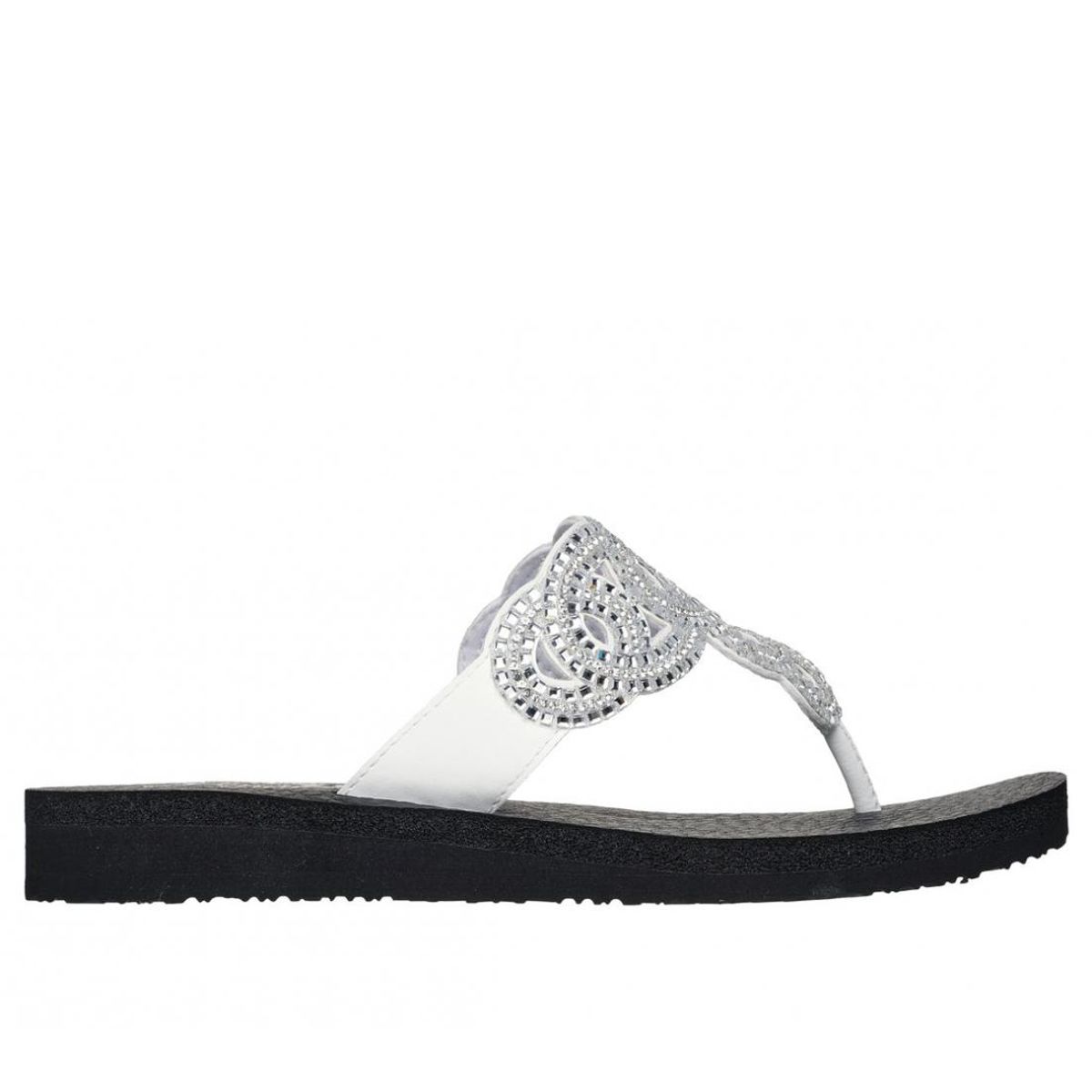 SKECHERS - Sandalias Mujer Meditation Glamorous Muse Blanco Skechers