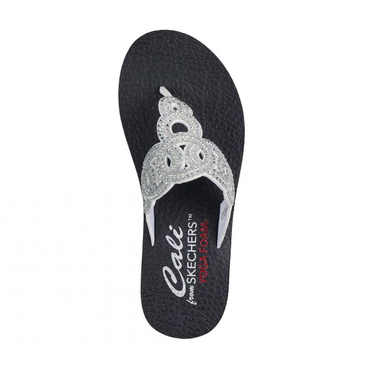 SKECHERS - Sandalias Mujer Meditation Glamorous Muse Blanco Skechers