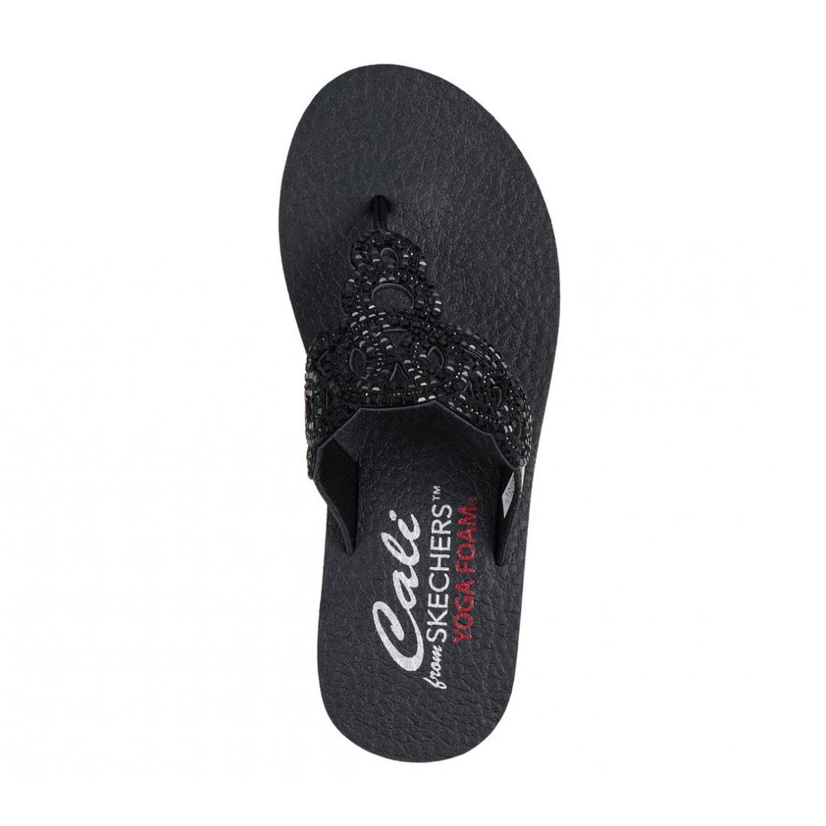 SKECHERS - Sandalias Mujer Meditation Glamorous Muse Negro BK Skechers