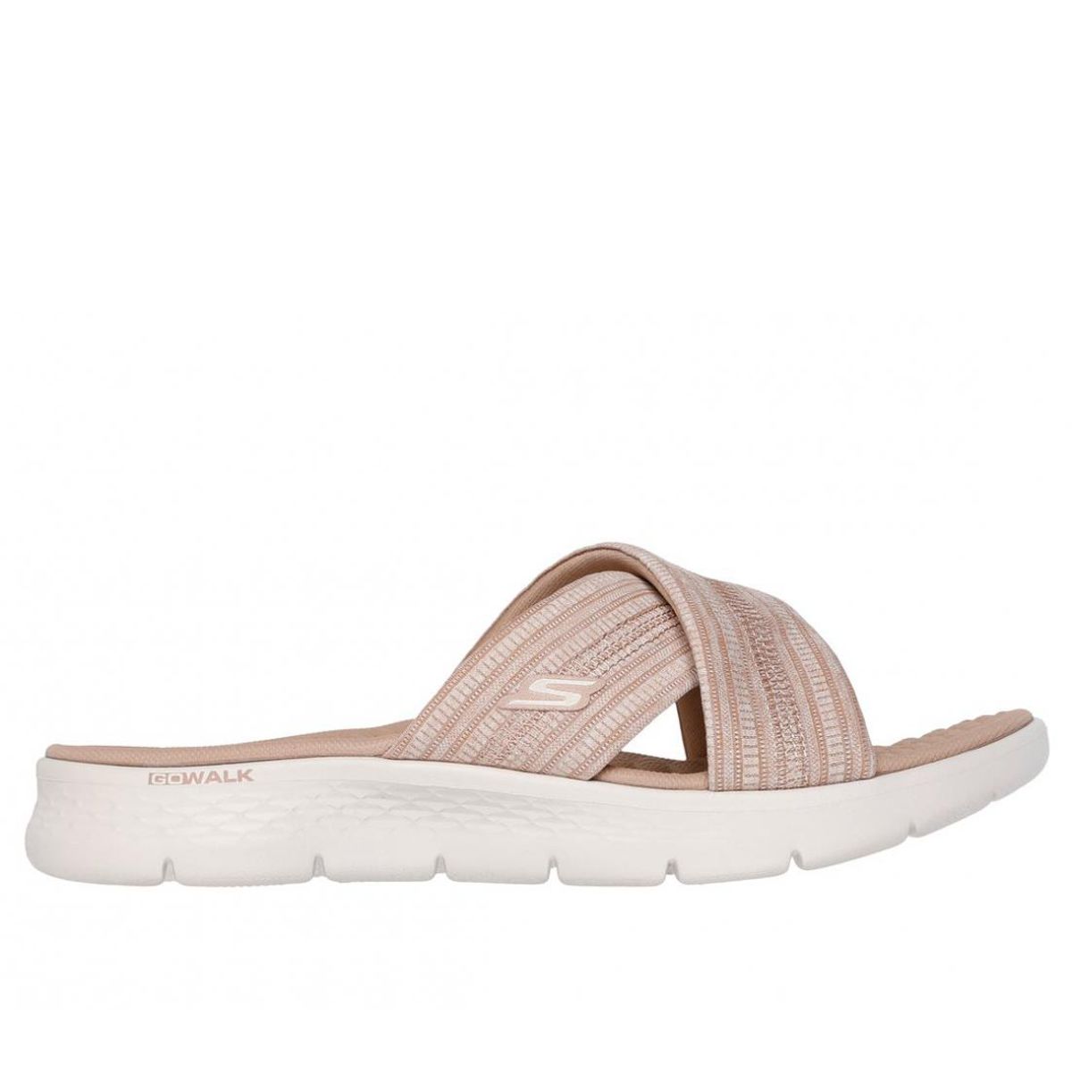 SKECHERS - Sandalias Mujer Go Walk Flex Beige TP Skechers