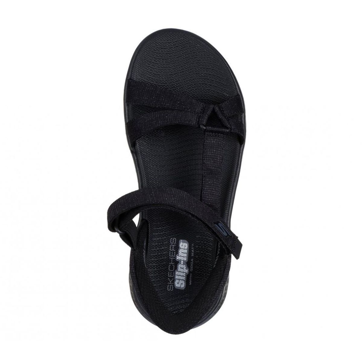 SKECHERS - Sandalias Mujer Slipins GoWalk Flex Illuminate Negro Skechers