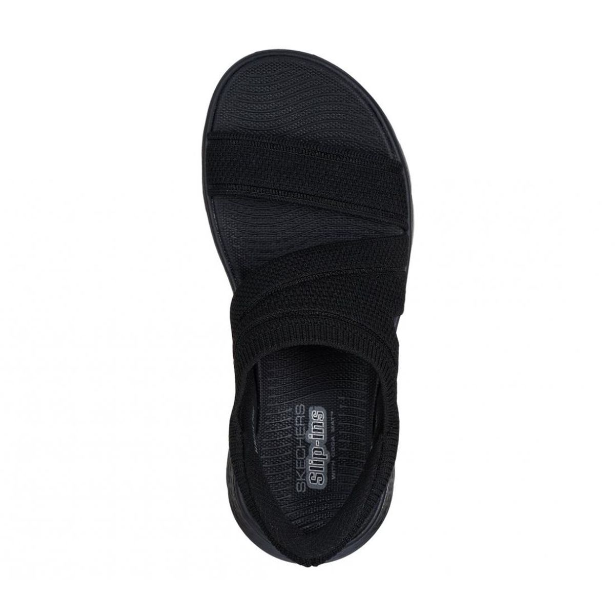 SKECHERS - Sandalias Mujer Slip-ins Go Walk Flex Enticing Negro Skechers