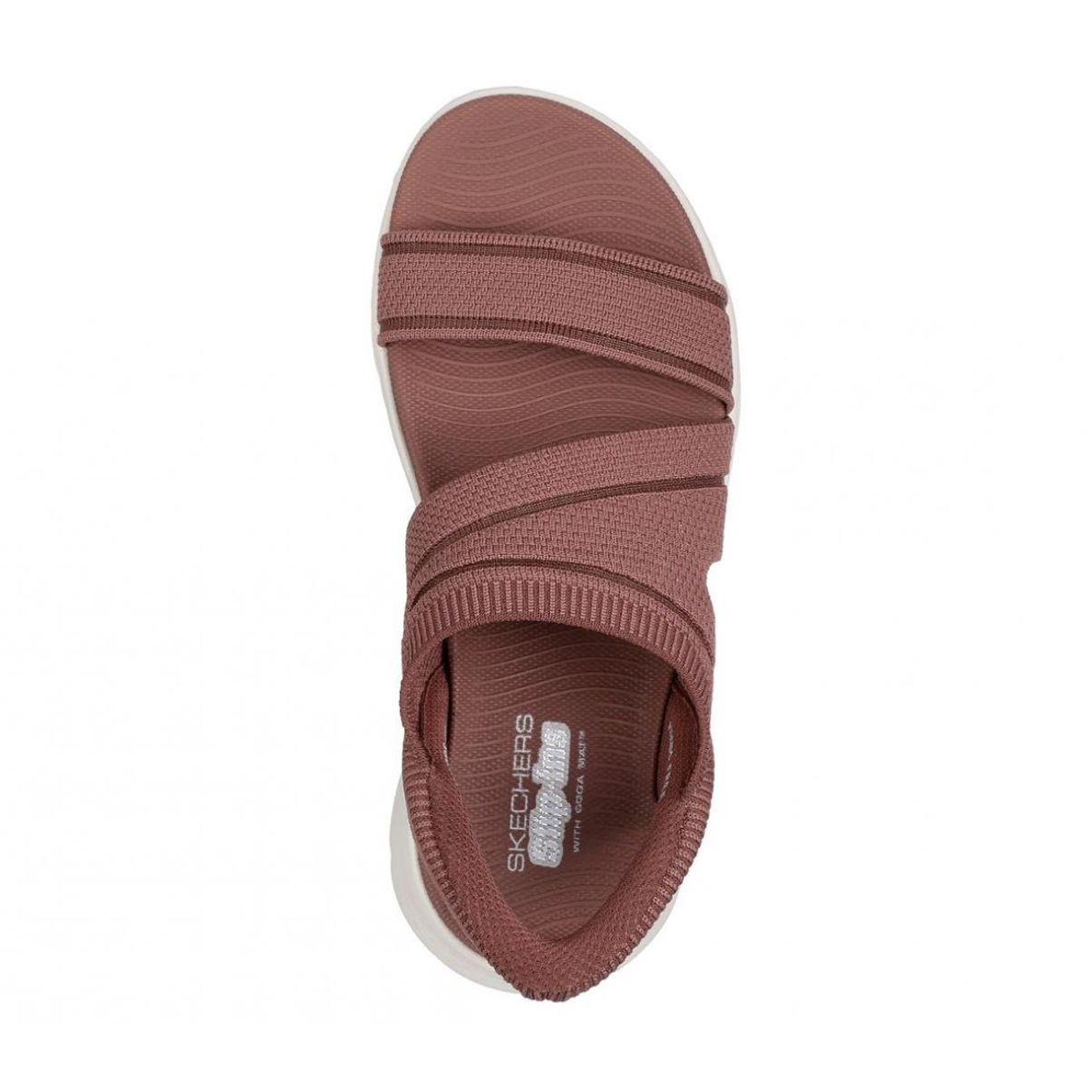SKECHERS - Sandalias Mujer Slip-ins Go Walk Flex Enticing Café Skechers