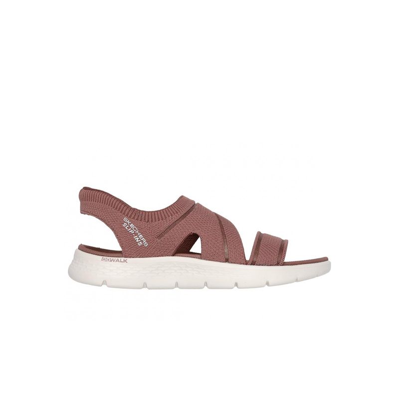 SKECHERS - Sandalias Mujer Slip-ins Go Walk Flex Enticing Café Skechers